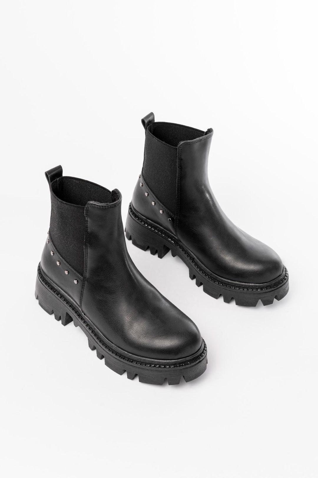 Mirion Siyah Lastikli Kadın Bot