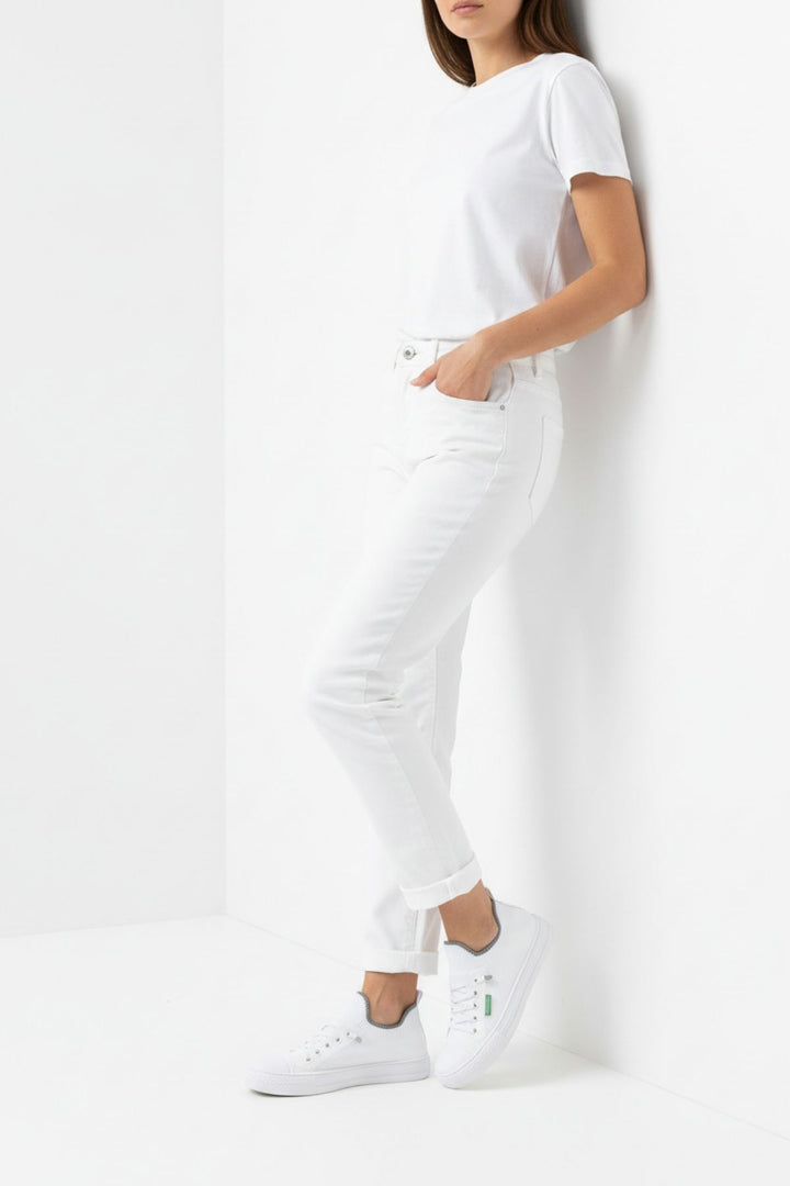 Benetton Yarde Kadın Beyaz Spor Ayakkabı BNI-10233