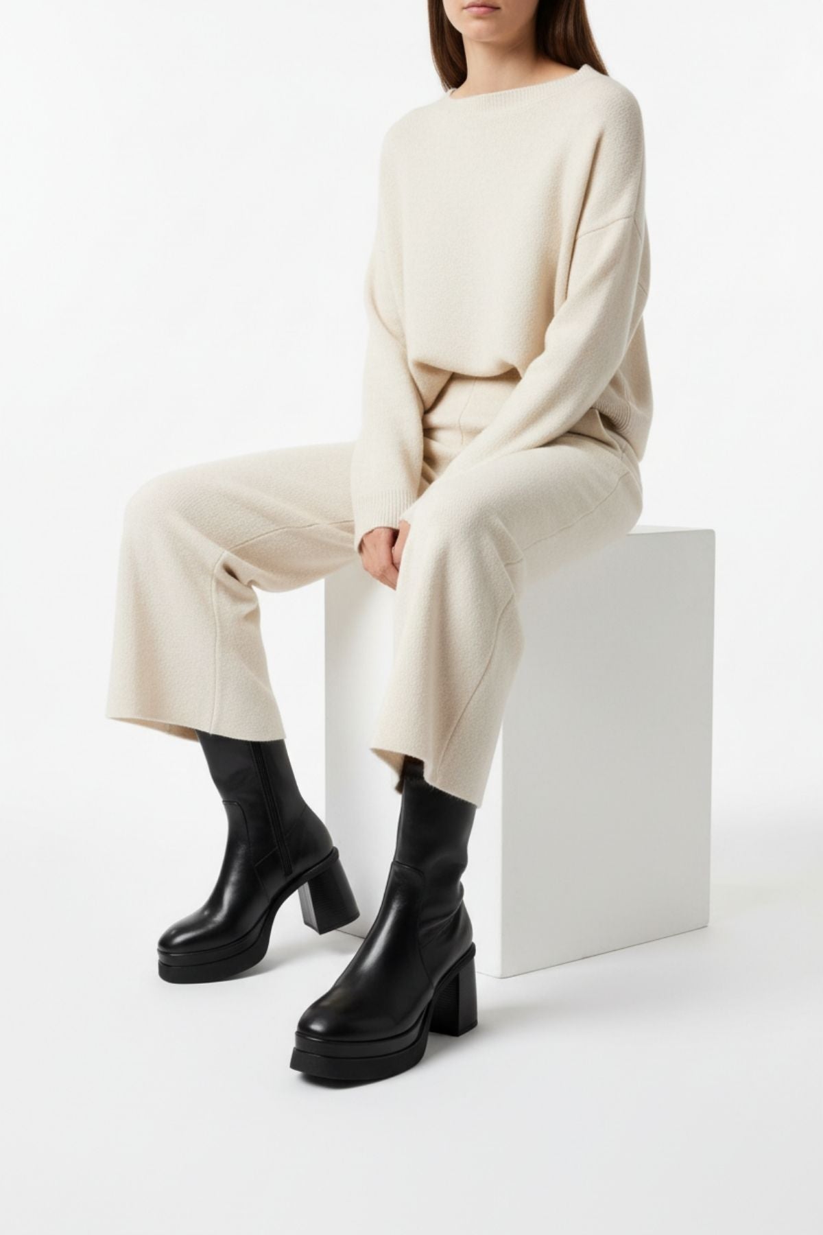 Hazen Kadın Topuklu Siyah Bot