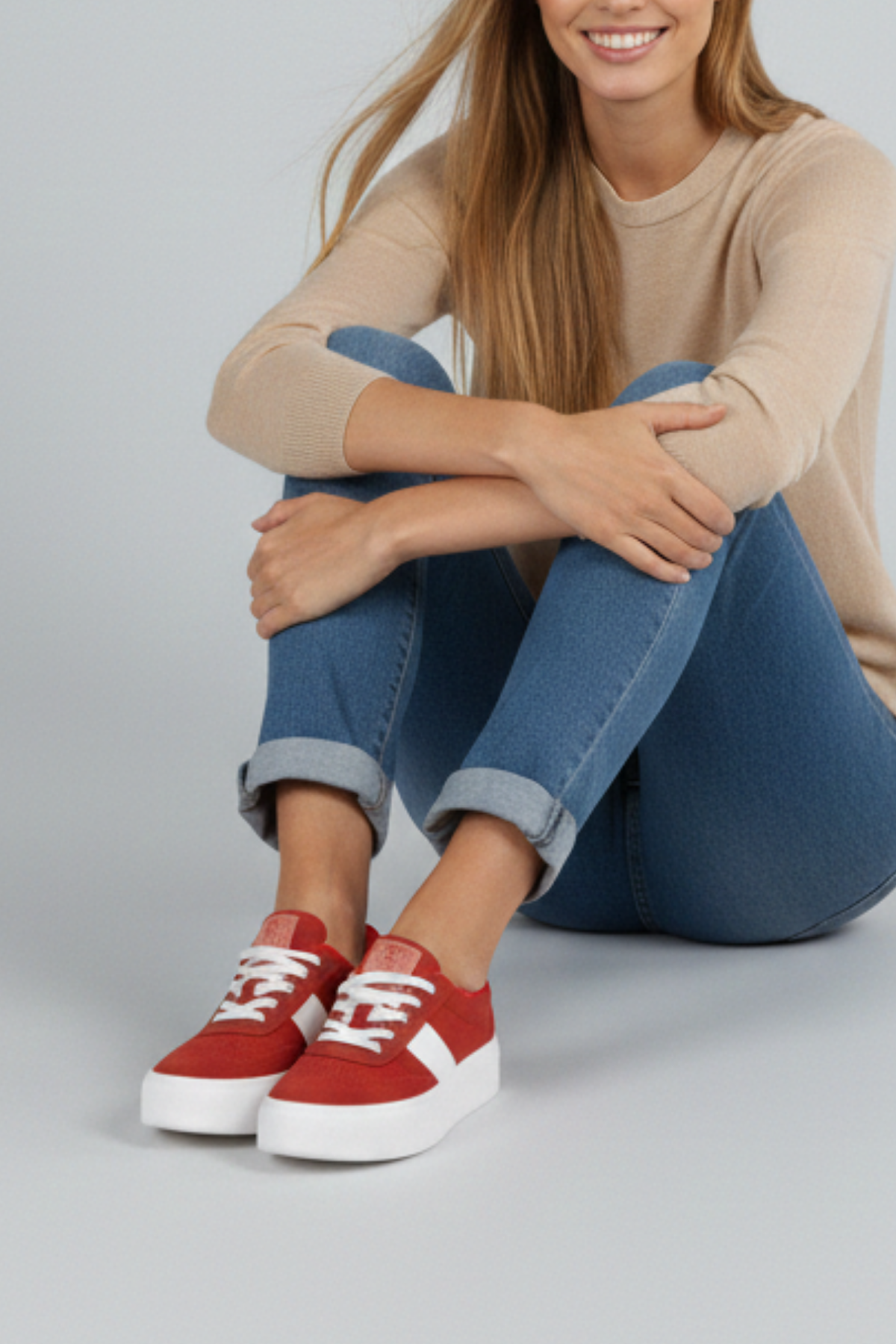 Benetton Hampton Kadın Kırmızı Spor Ayakkabı BNI-11241