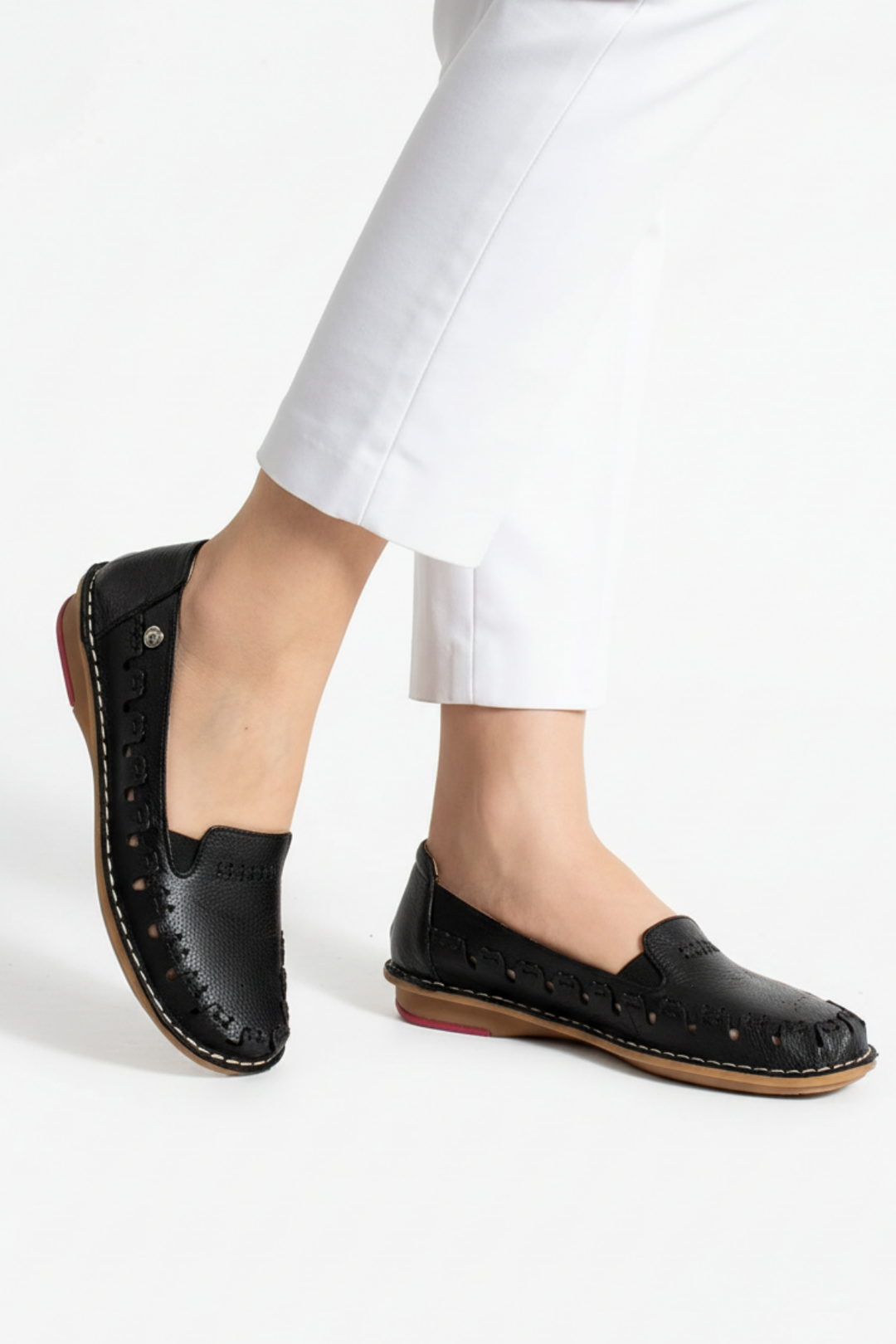 Pierre Cardin Arven Kadın Hakiki Deri Siyah Babet