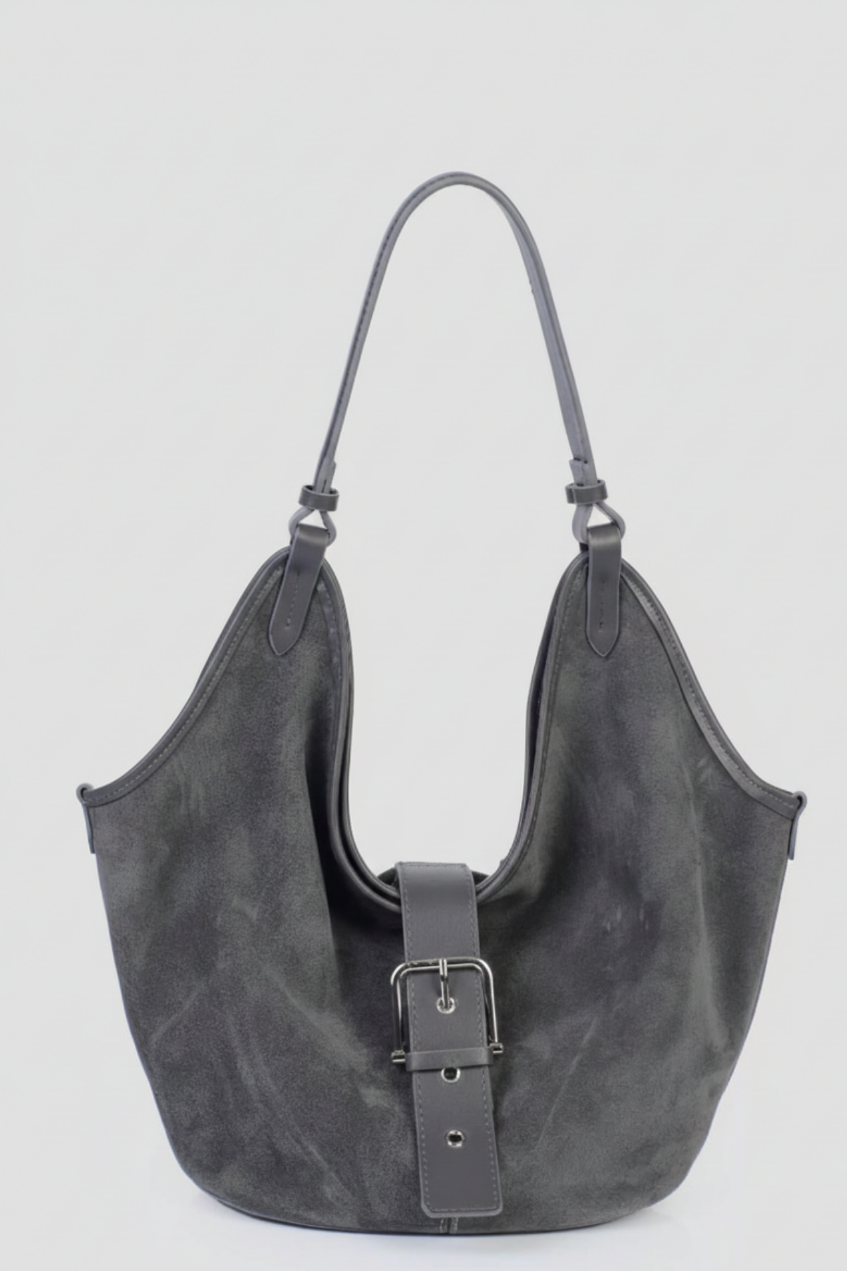 ZAHERA Kadın Hakiki Süet Deri Omuz Çantası