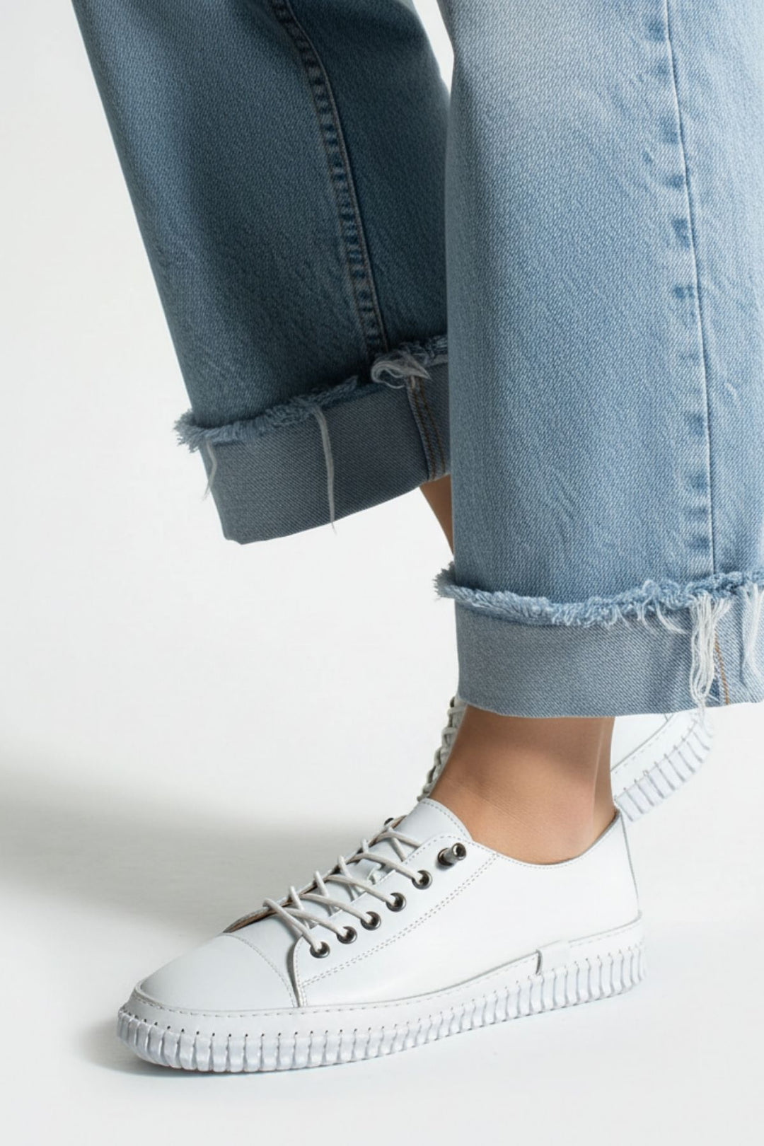 Endesa Kadın Hakiki Deri Beyaz Günlük Ayakkabı