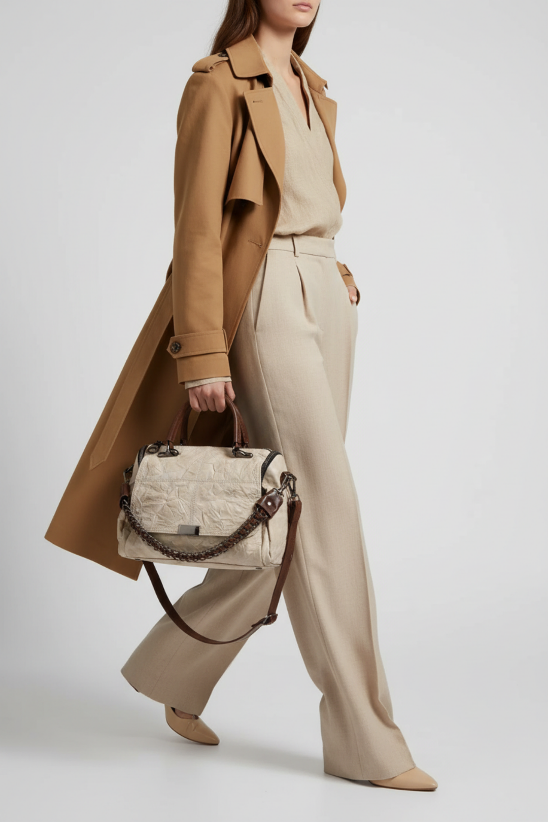 Veznar Kadın Zincir Detaylı El Çantası