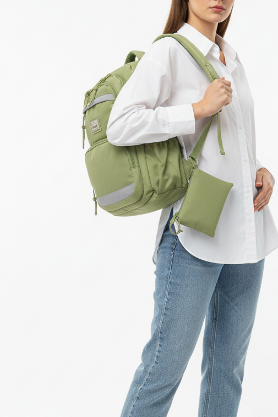 Larg Kadın Sırt Çantası - Küçük Çanta Hediyeli