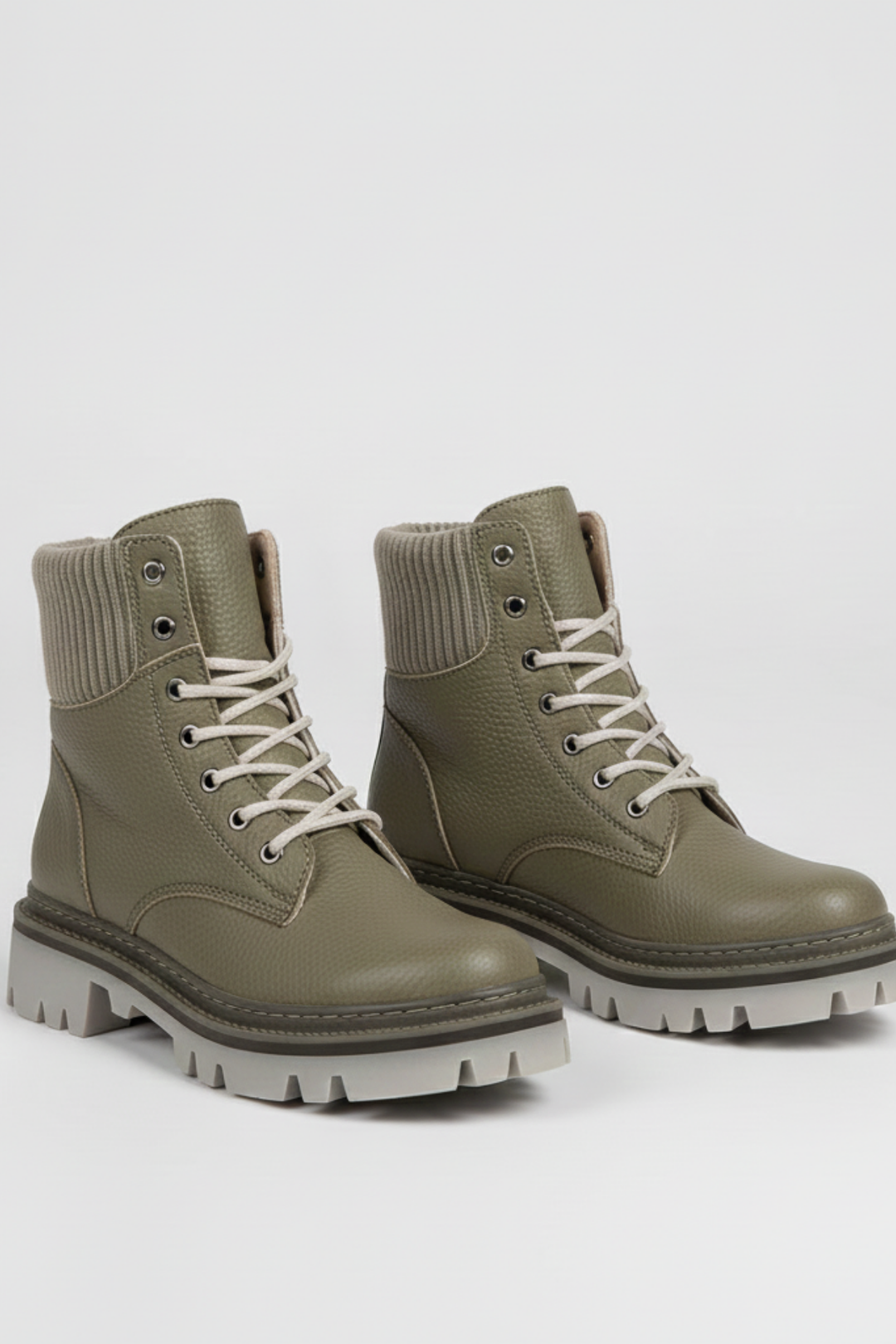 Patiro Kadın Bilekten Lastikli Yeşil Bot