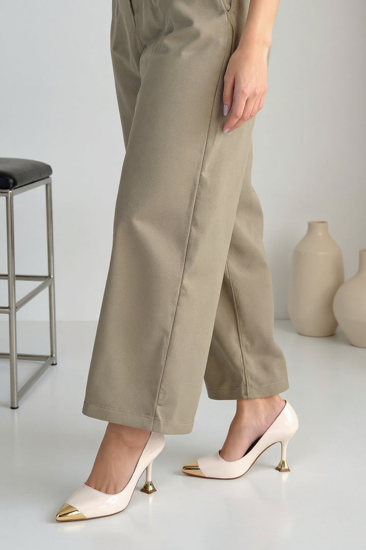 Artem Kadın Bej Rugan Topuklu Ayakkabı