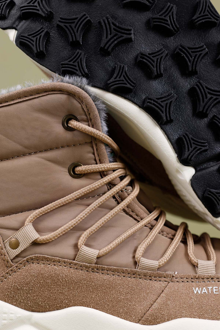 Benetton Ceri Kadın Paraşüt Kumaş Bej Bot BNI-11156