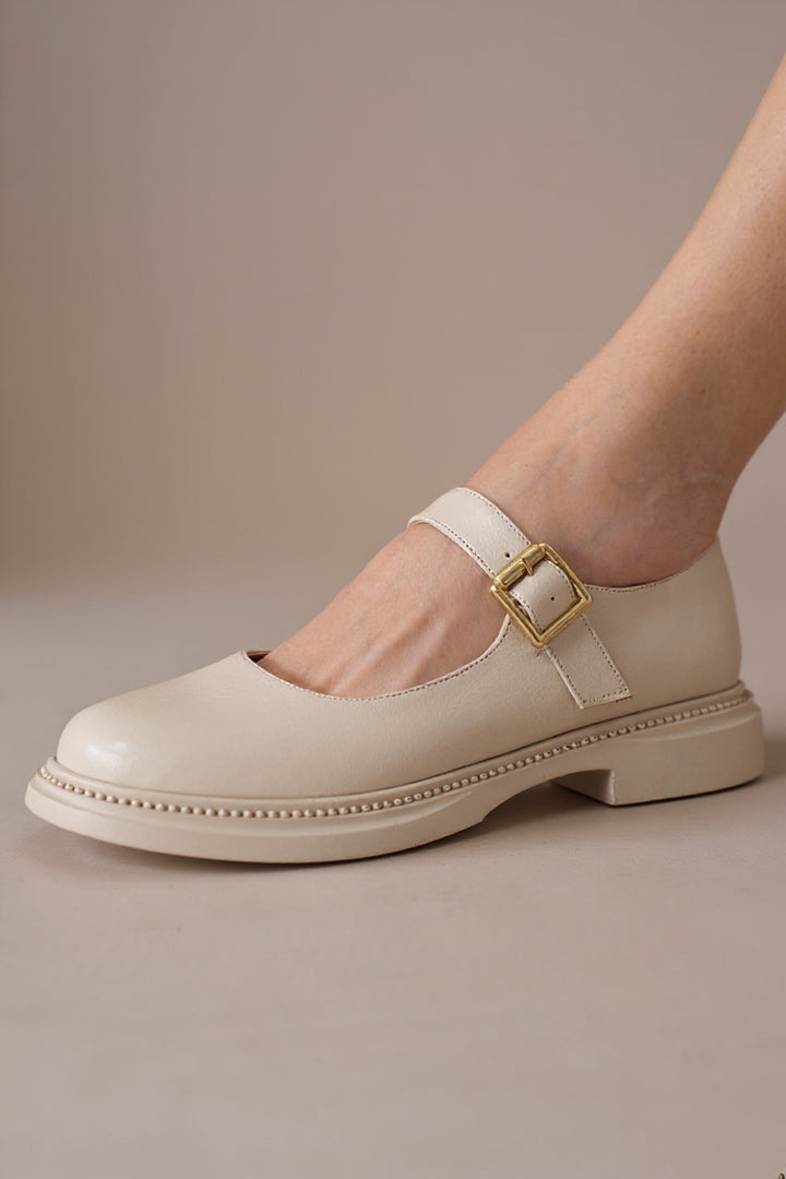 Briana Kadın Bej Babet Ayakkabı