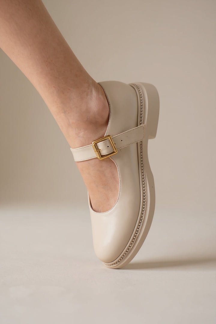 Briana Kadın Bej Babet Ayakkabı