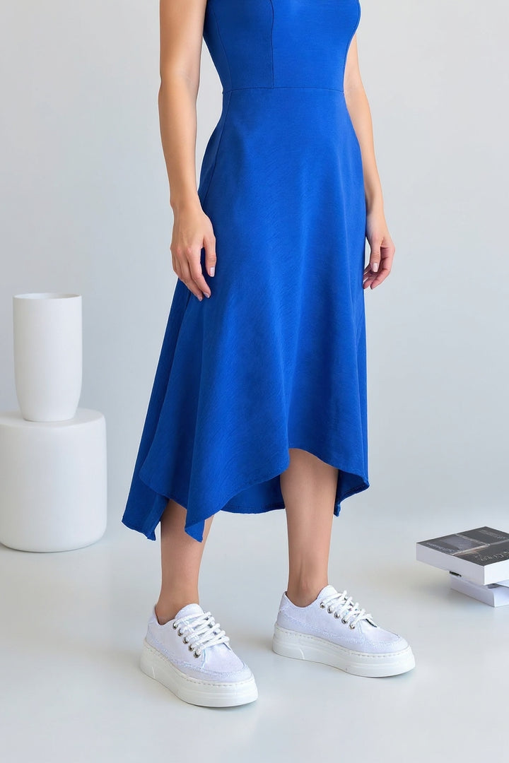 Carin Kadın Beyaz Keten Bağcıklı Spor Ayakkabı