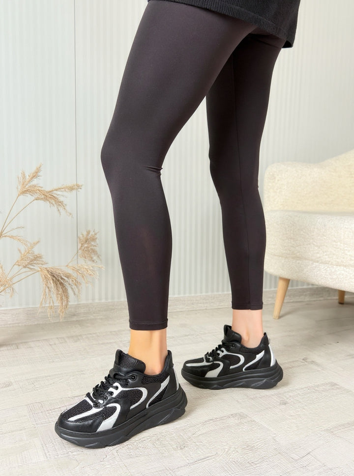 Cata Kadın Siyah Spor Ayakkabı