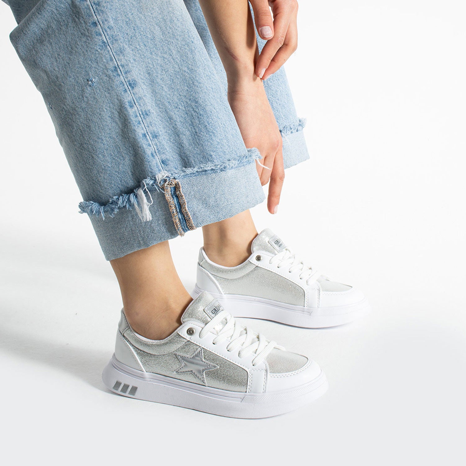 Nesan Kadın Beyaz Günlük Spor Ayakkabı