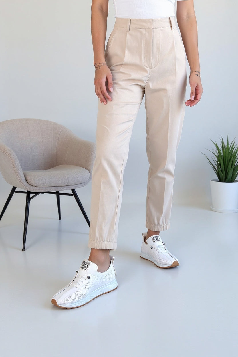 Fiert Kadın Beyaz Bağcıklı Spor Ayakkabı