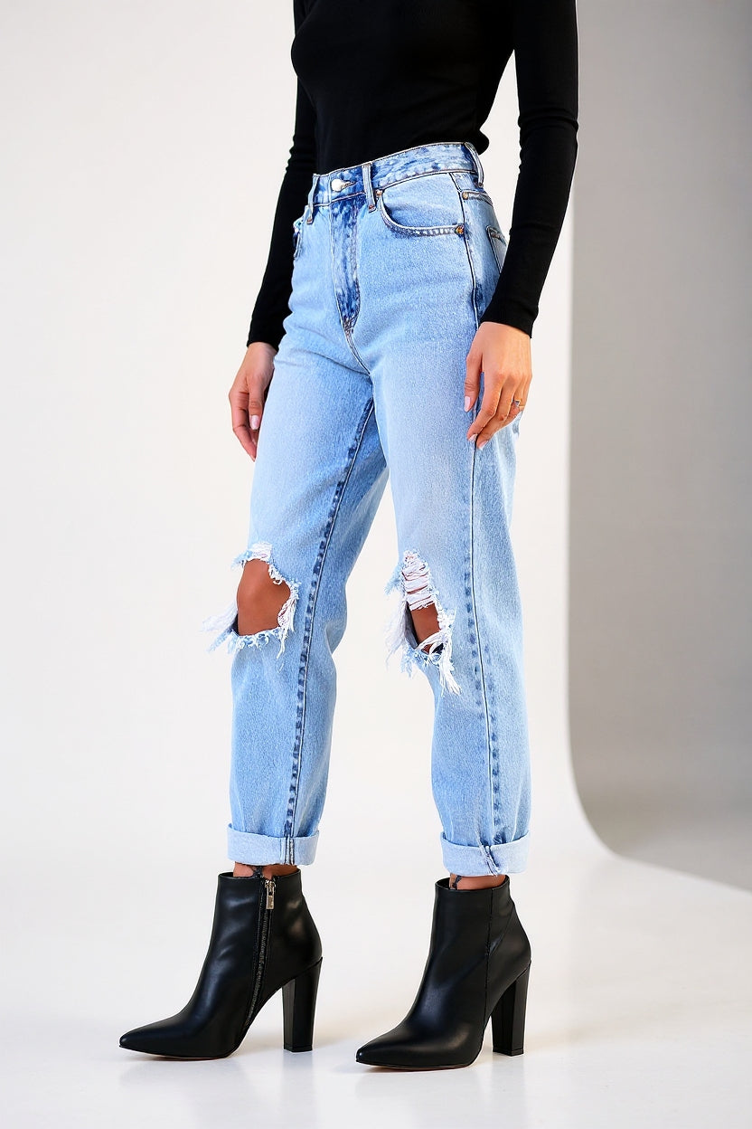 Loora Kadın Siyah Topuklu Bot