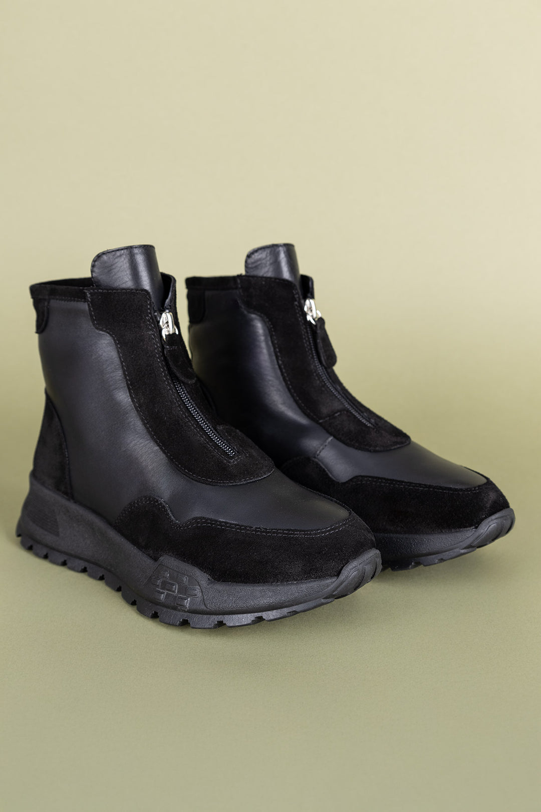 Summan Kadın Hakiki Deri Siyah Bot