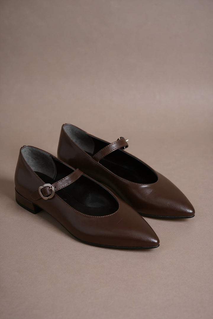 Meredith Kadın Acı Kahve Babet Ayakkabı