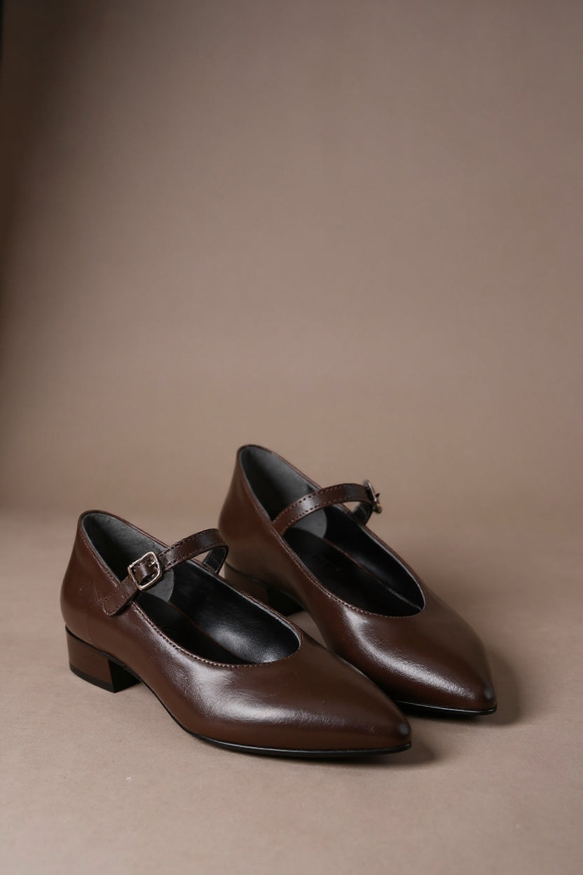 Meredith Kadın Acı Kahve Babet Ayakkabı