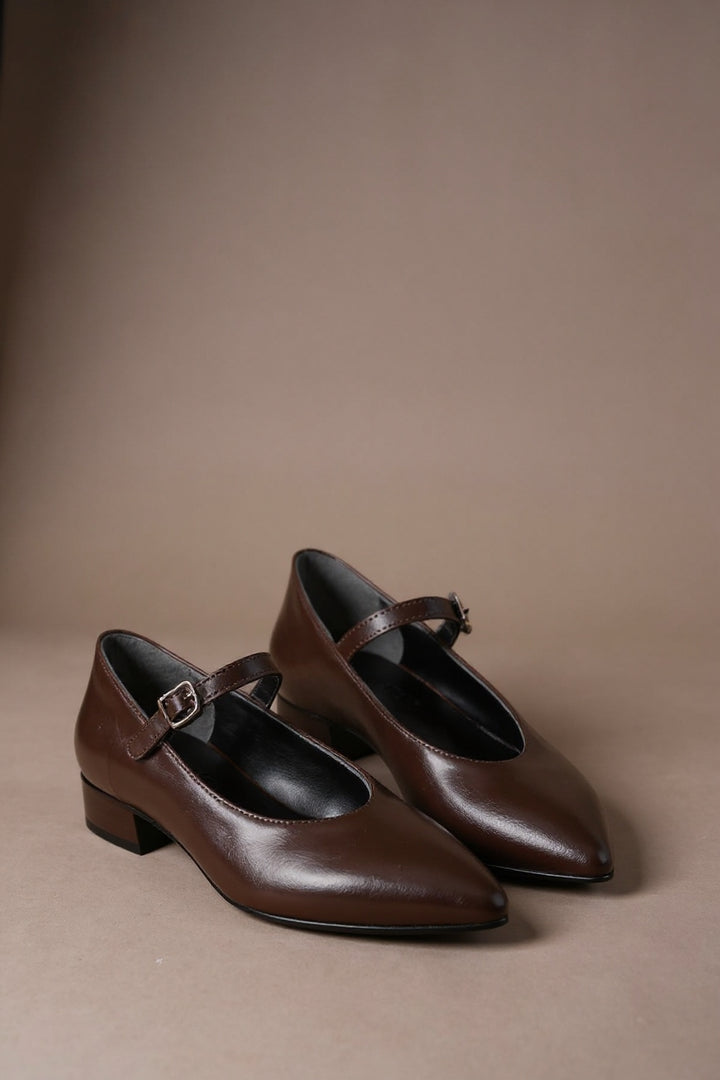 Meredith Kadın Acı Kahve Babet Ayakkabı