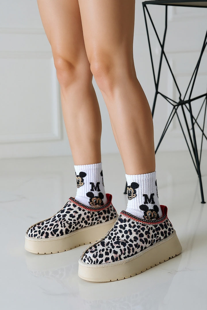 Mucy Kadın Çita Süet Kürklü Bot