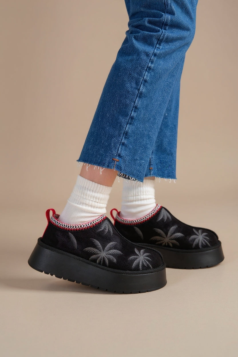 Mucy Kadın Siyah Süet Kürklü Bot