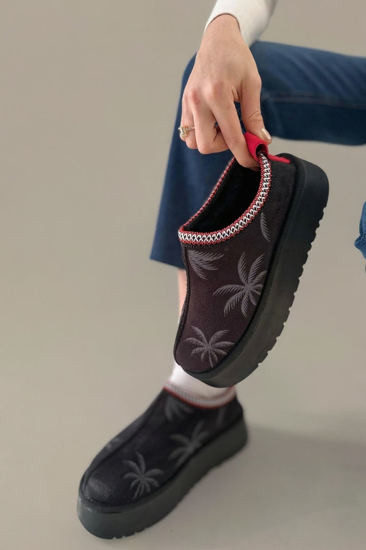 Mucy Kadın Siyah Süet Kürklü Bot