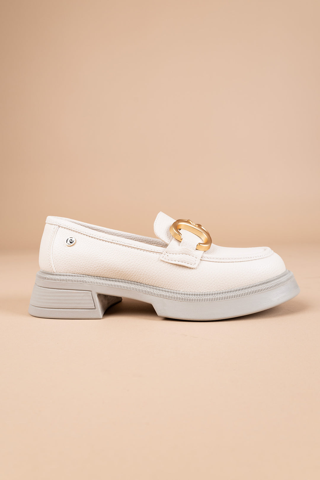 Pierre Cardin Yinda Kadın Tokalı Krem Loafer Ayakkabı PC-52650