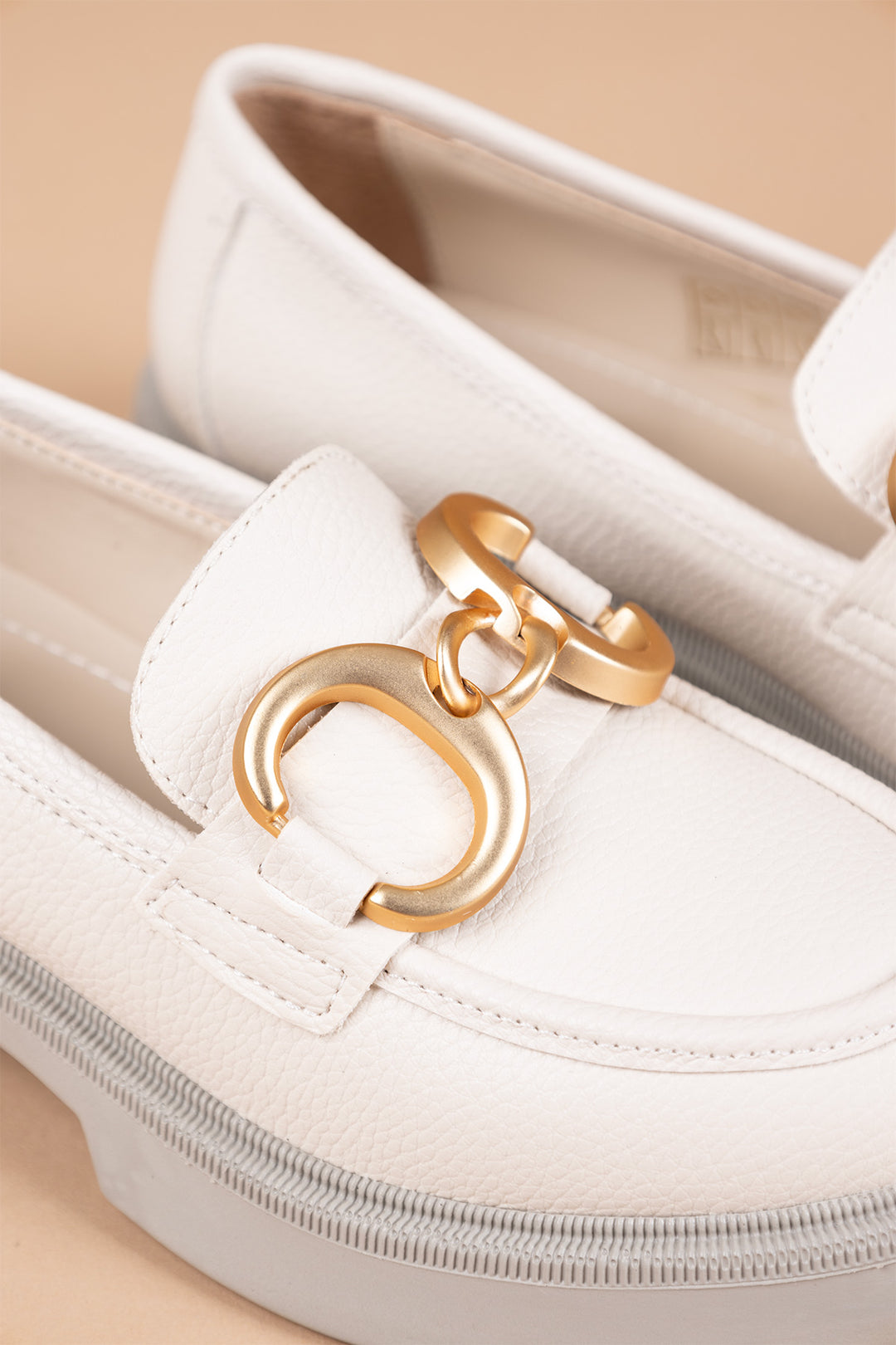 Pierre Cardin Yinda Kadın Tokalı Krem Loafer Ayakkabı PC-52650