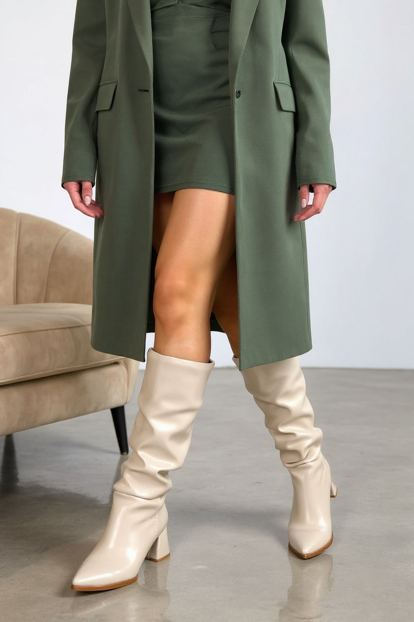 Pitay Ten Kadın Topuklu Çizme