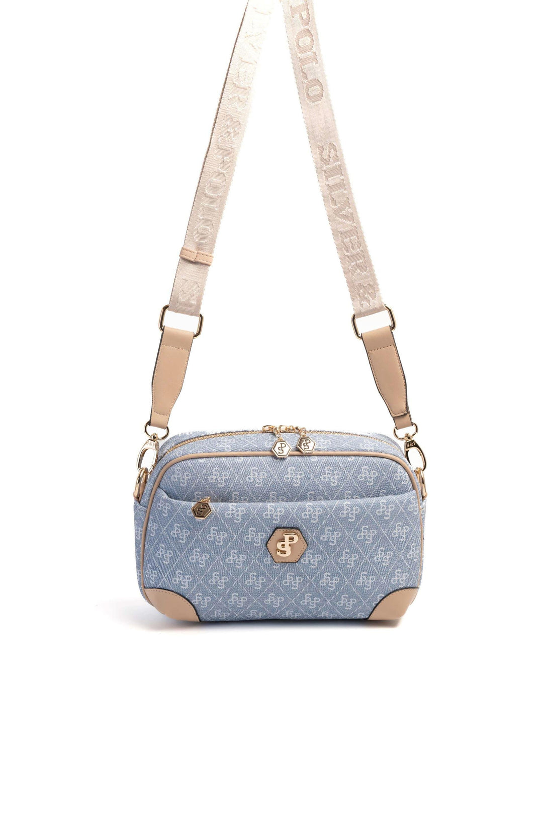 Silver & Polo SP1094 Monogram Kadın Çapraz Çantası