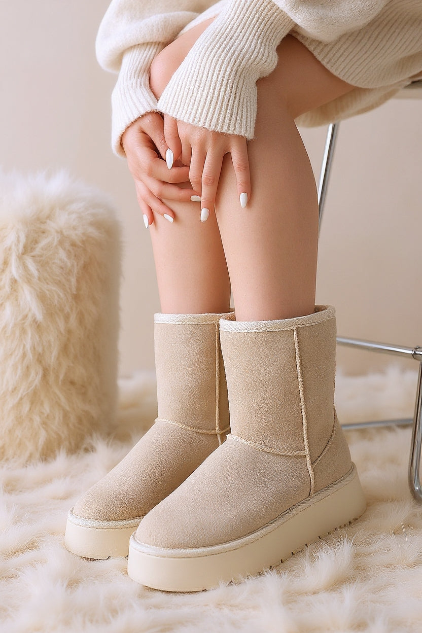 Sophia Bej Süet Kadın Bot