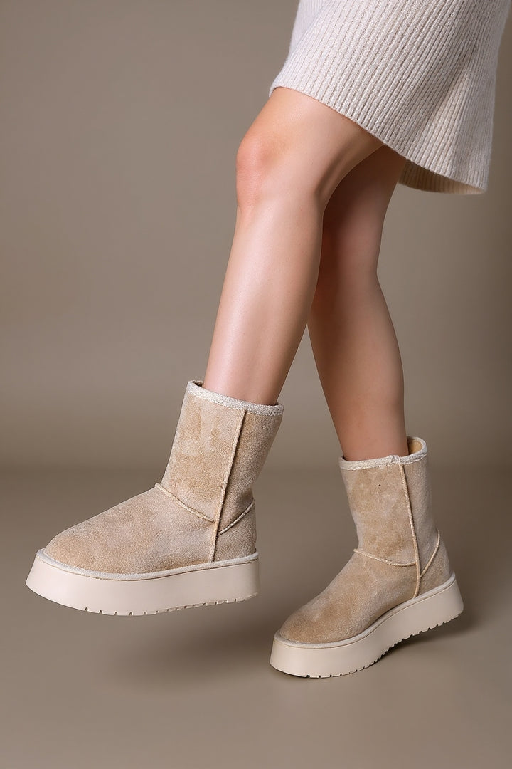 Sophia Bej Süet Kadın Bot