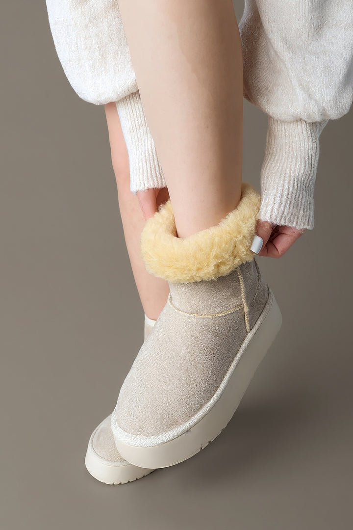 Sophia Bej Süet Kadın Bot