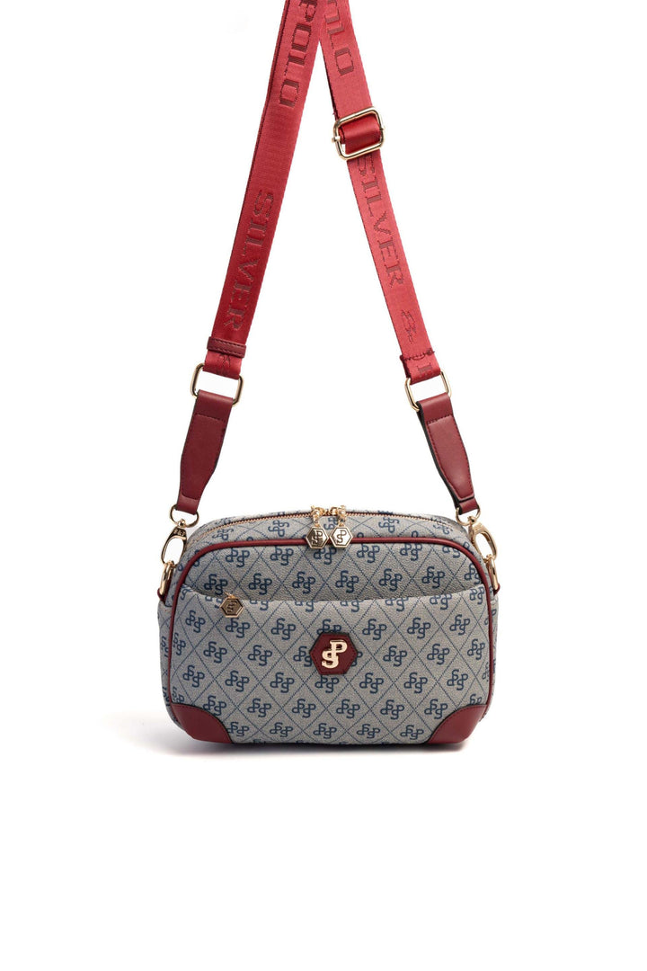 Silver & Polo SP1094 Monogram Kadın Çapraz Çantası