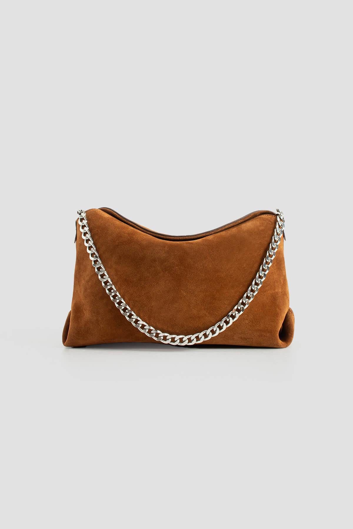 ALANO Kadın Hakiki Süet Deri Çapraz Çanta