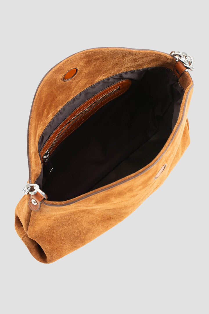 ALANO Kadın Hakiki Süet Deri Çapraz Çanta