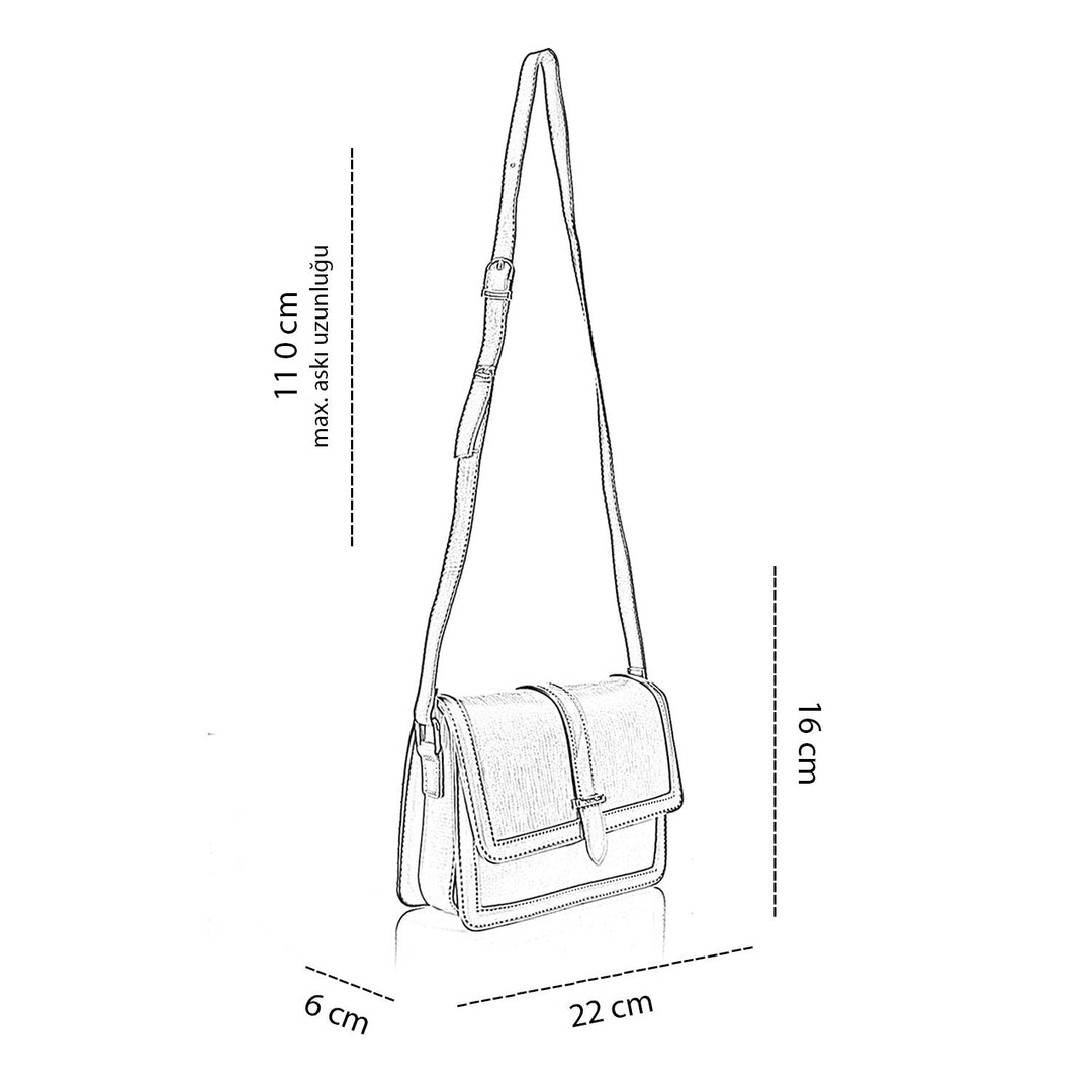Alyana Ayarlanabilir Askılı Kadın Çapraz Çanta