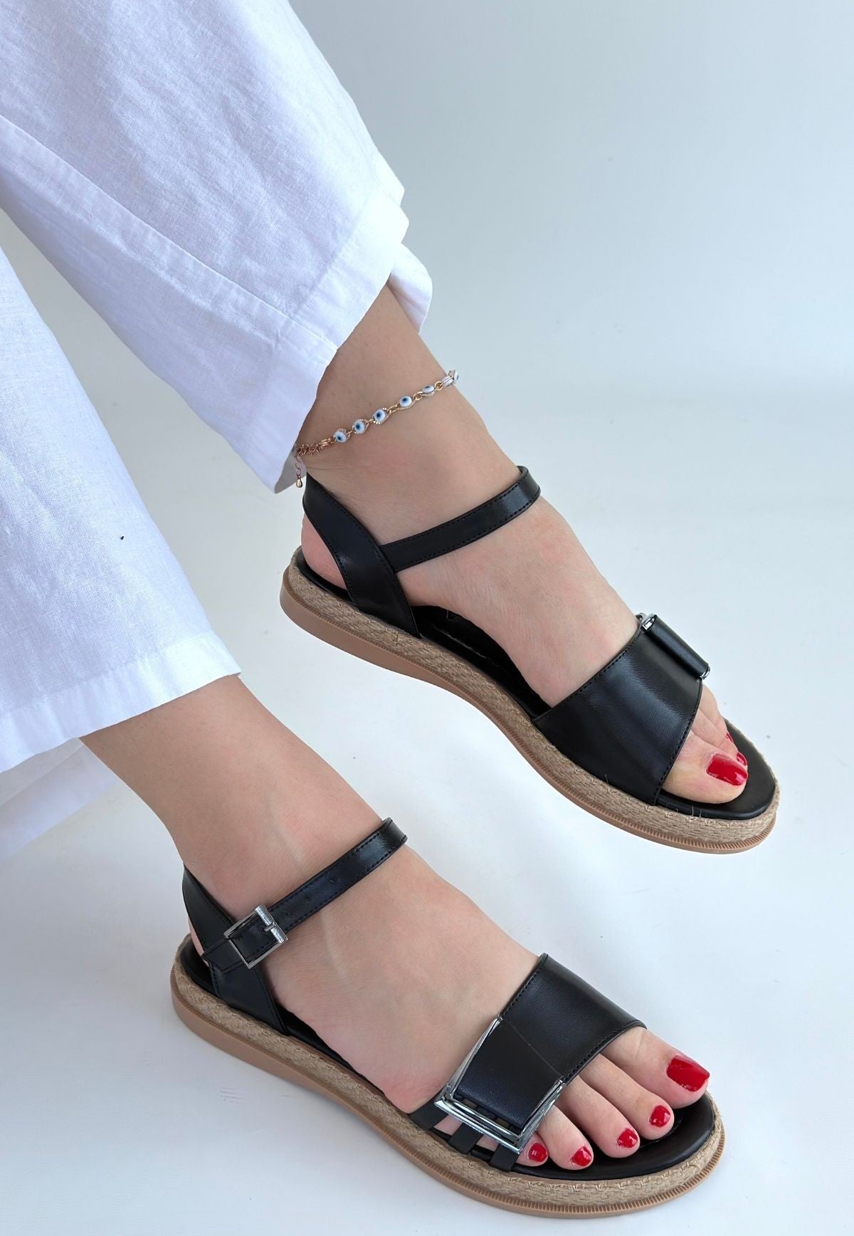 Andana Kadın Siyah Sandalet