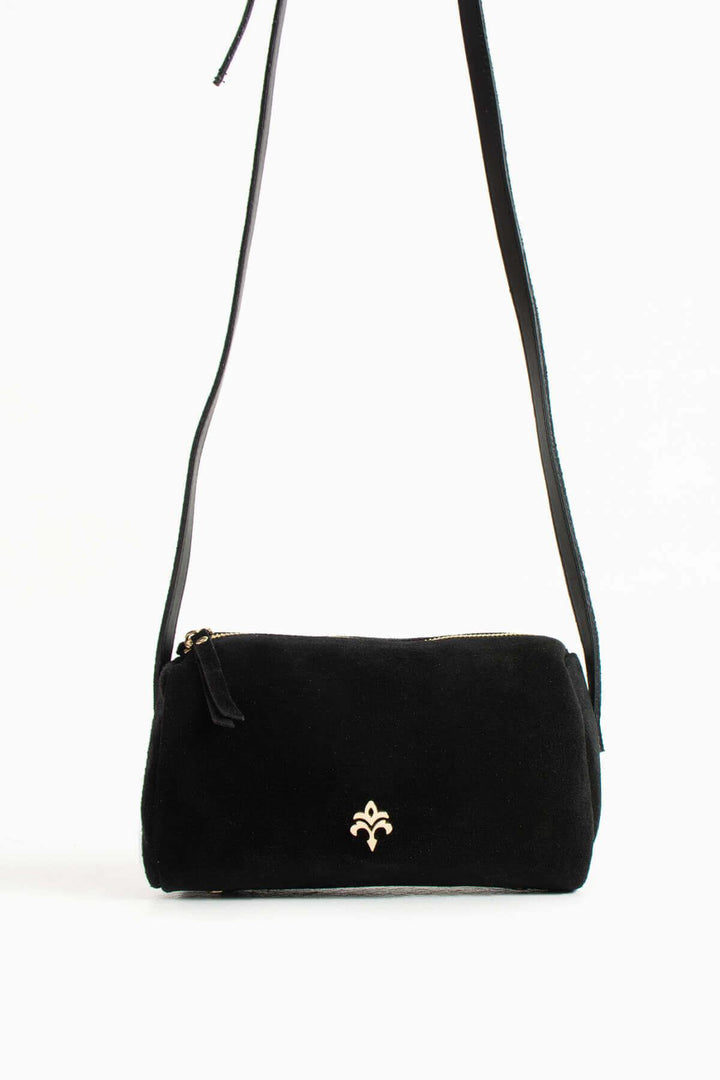 ANDERO Kadın Hakiki Süet Deri Çapraz Çanta