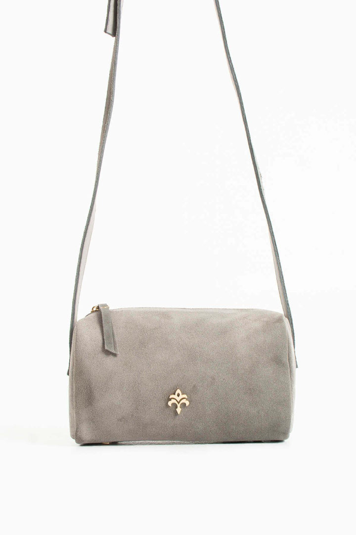 ANDERO Kadın Hakiki Süet Deri Çapraz Çanta