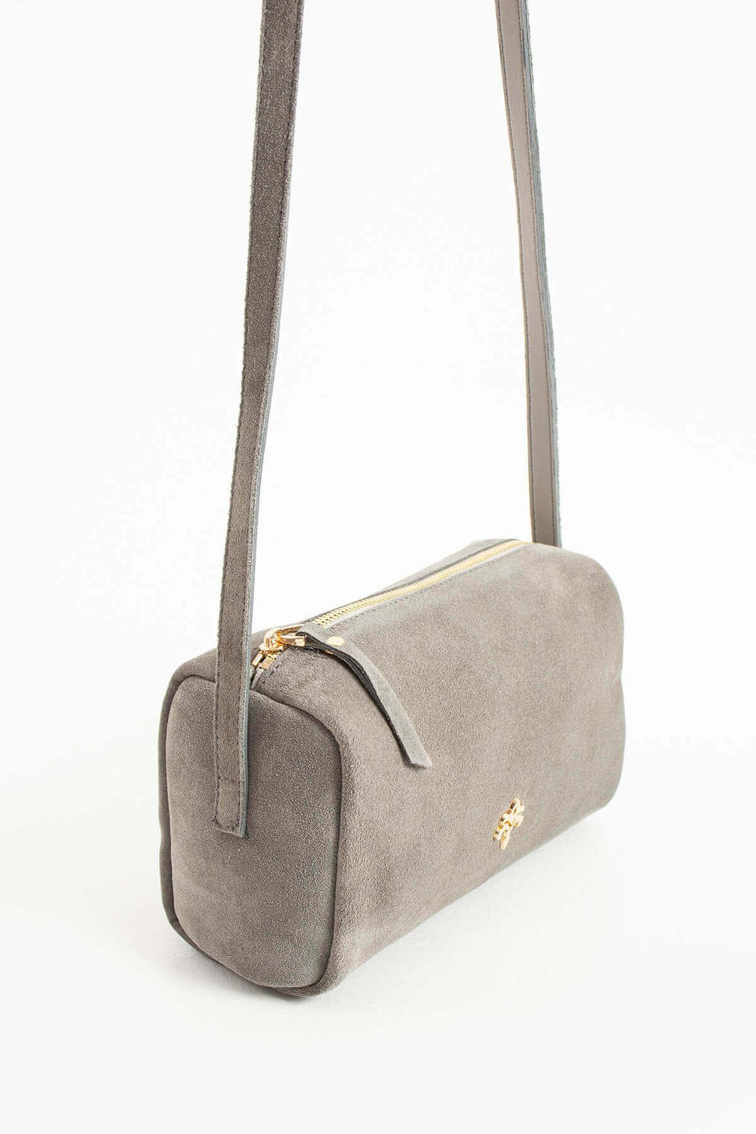 ANDERO Kadın Hakiki Süet Deri Çapraz Çanta