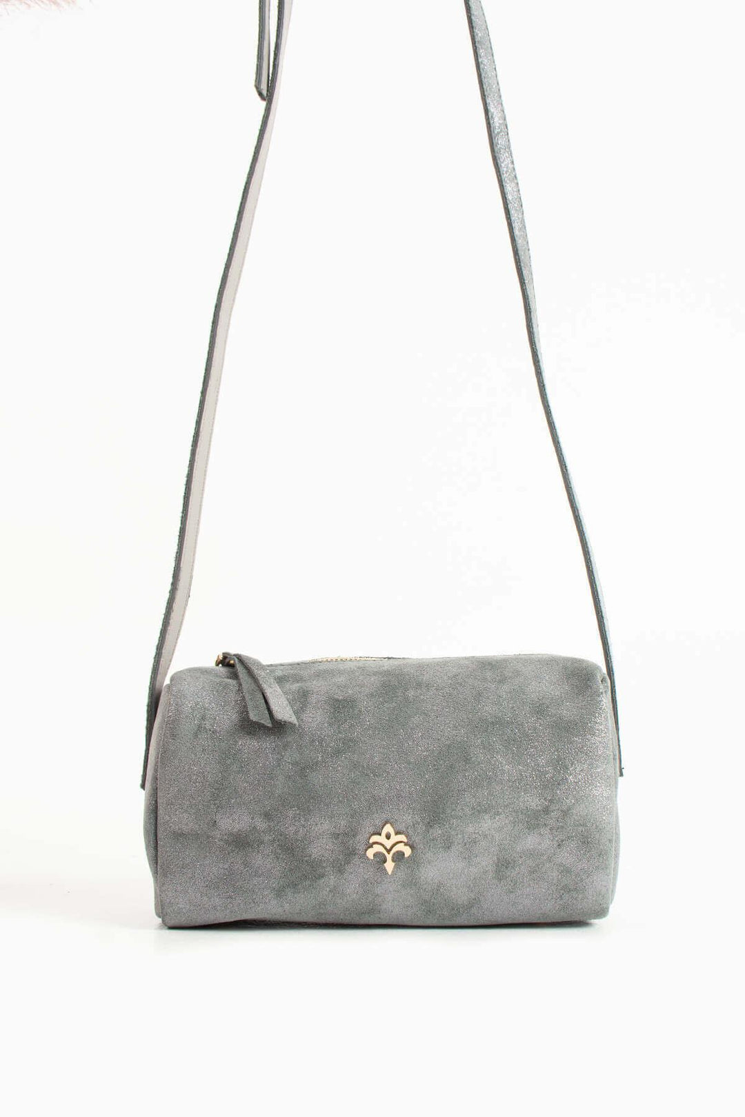 ANDERO Kadın Hakiki Süet Deri Çapraz Çanta