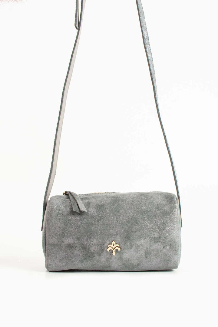 ANDERO Kadın Hakiki Süet Deri Çapraz Çanta