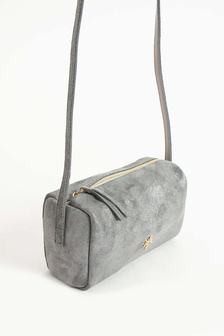 ANDERO Kadın Hakiki Süet Deri Çapraz Çanta