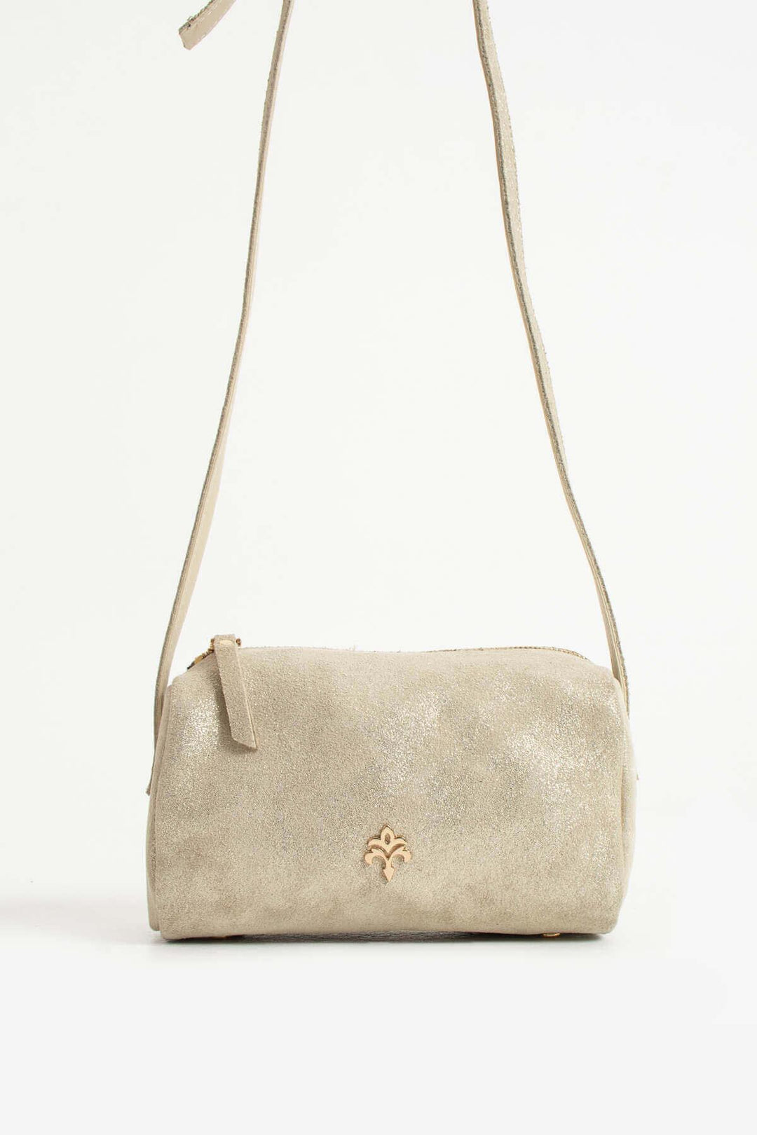 ANDERO Kadın Hakiki Süet Deri Çapraz Çanta