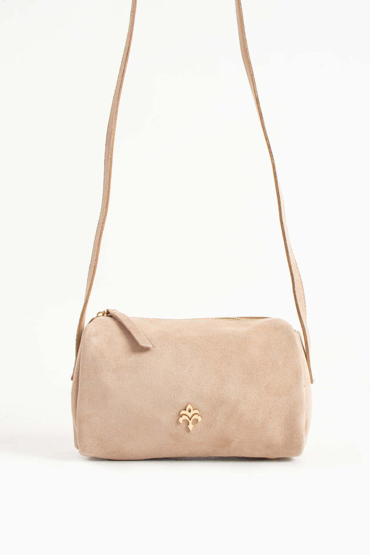 ANDERO Kadın Hakiki Süet Deri Çapraz Çanta