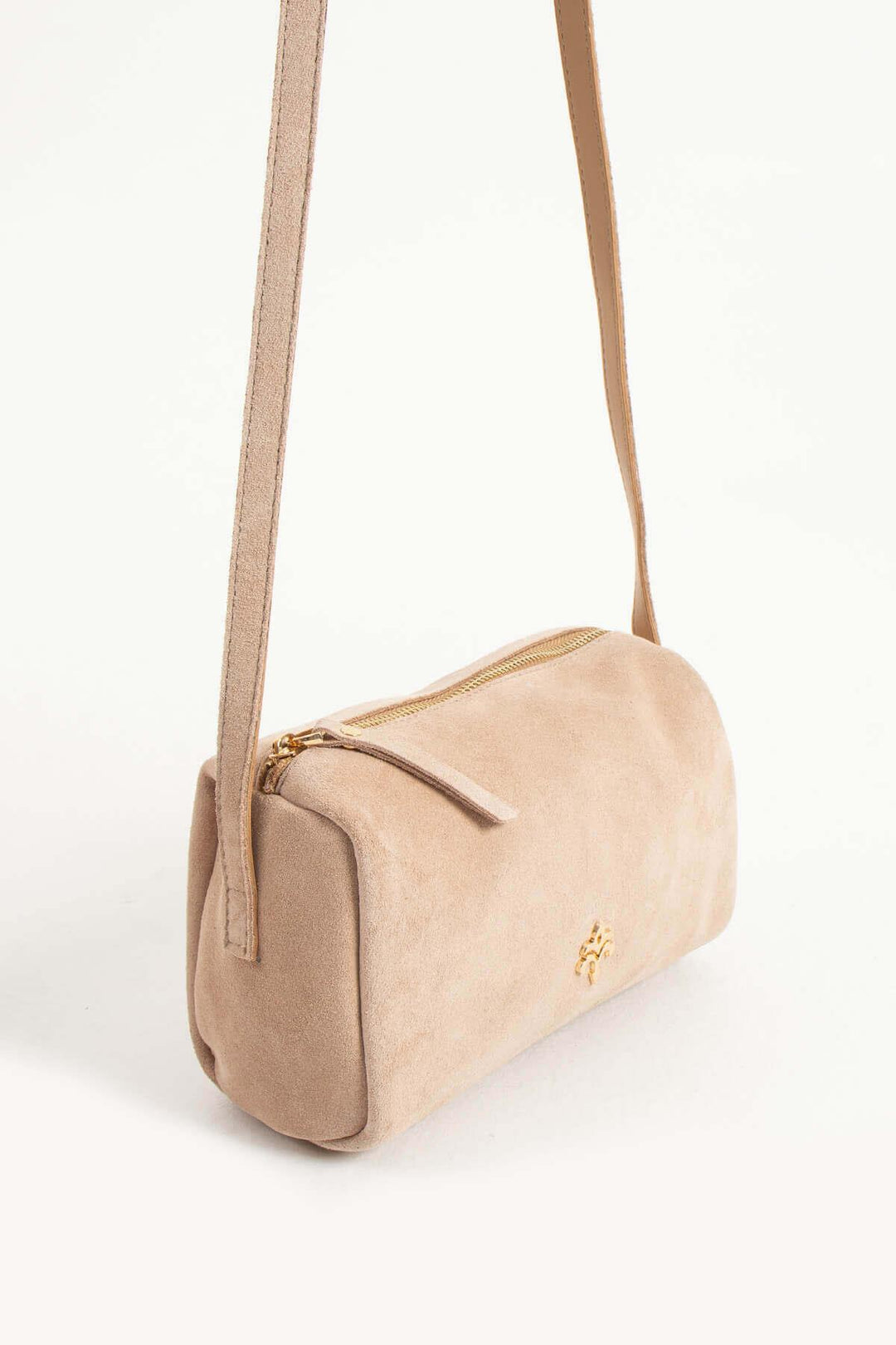 ANDERO Kadın Hakiki Süet Deri Çapraz Çanta