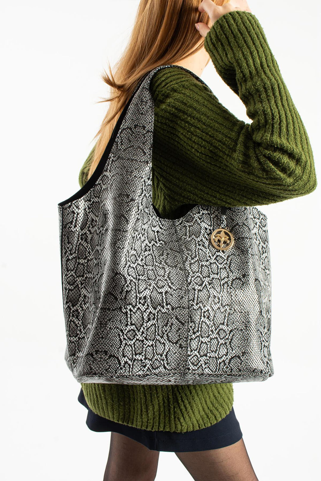 ANEORIS-M Kadın Hakiki Deri Omuz Çantası