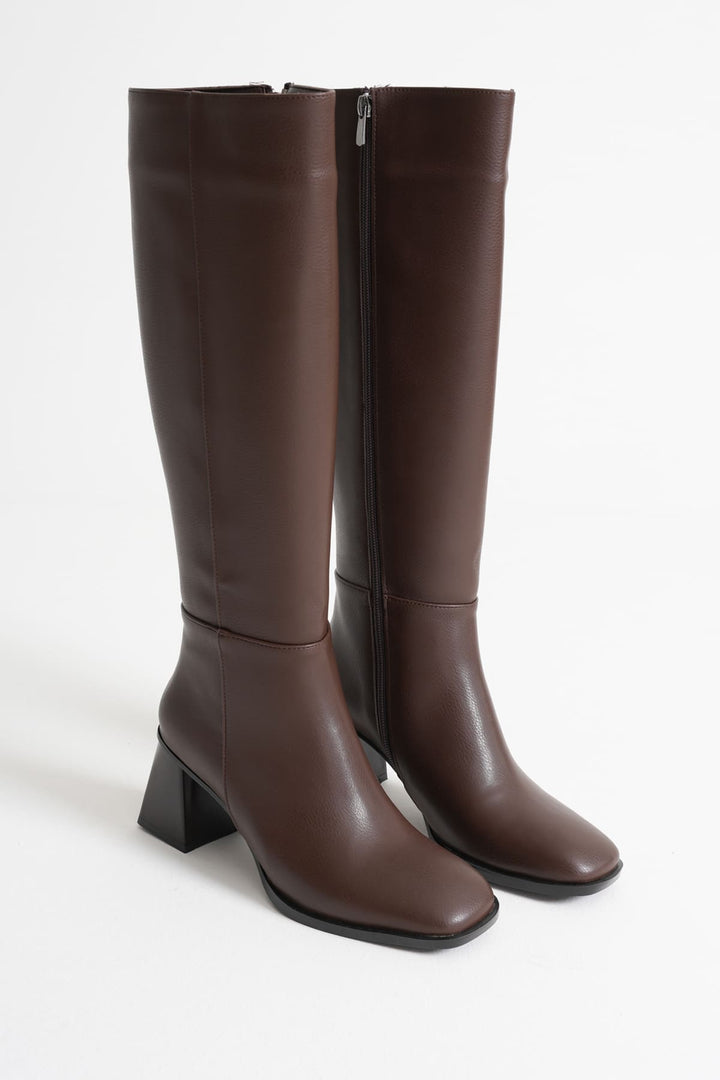 Arden Kadın Acı Kahve Kışlık Çizme