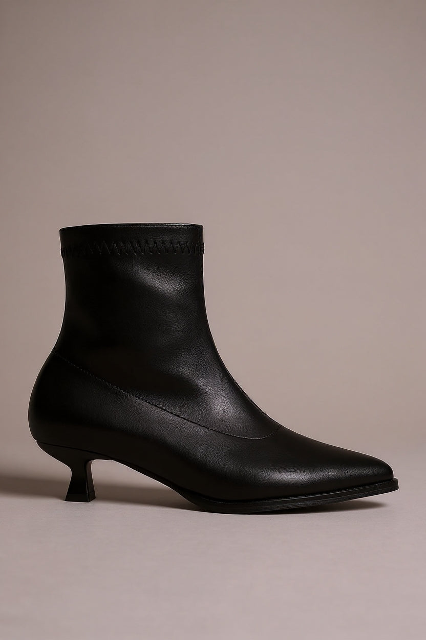 Ariana Kadın Siyah İnce Topuklu Bot